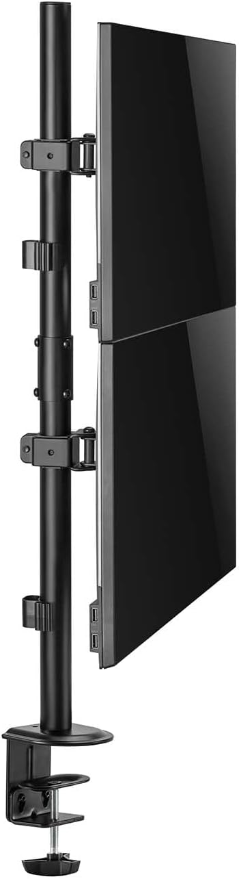 Suporte de Mesa para 2 Monitores ou TV Aisens DT32TSR-229/ Giratório/ Inclinável/ até 9kg - Imagem 3