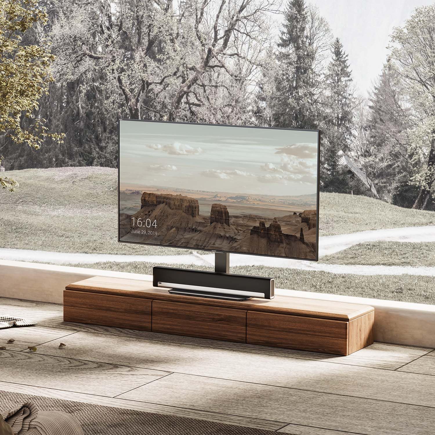 Suporte de Mesa Inclinável/ Rotativo Aisens DT86TS-291 para TV de 43-86" - Imagem 5
