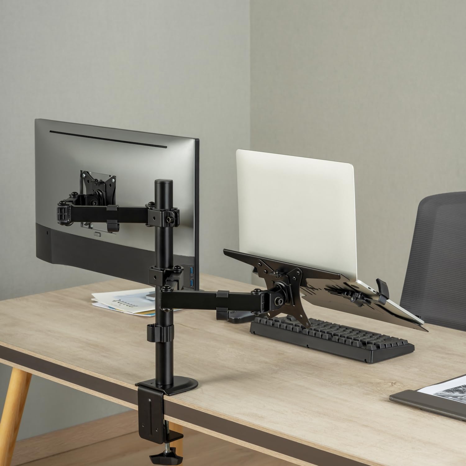 Suporte de Mesa Orientável/ Inclinável DTL32TSR-193 para TV e Portátil de 17-32" - Imagem 6