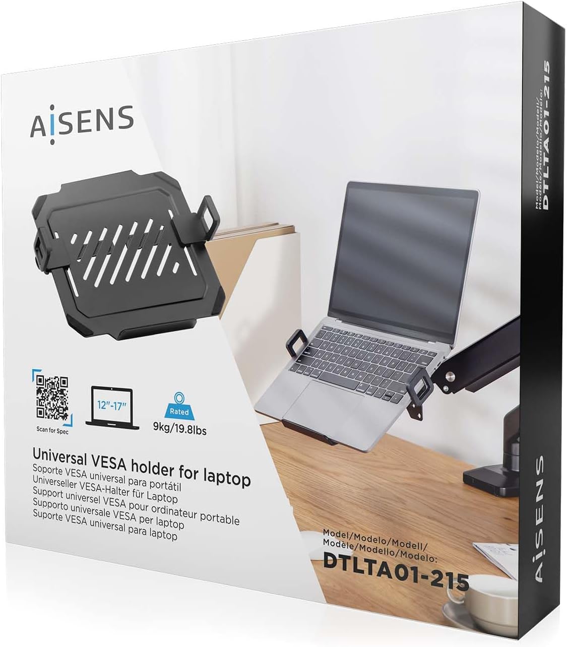 Suporte para Monitor Aisens DTLTA01-215 para Portátil de 12-17" - Imagem 6
