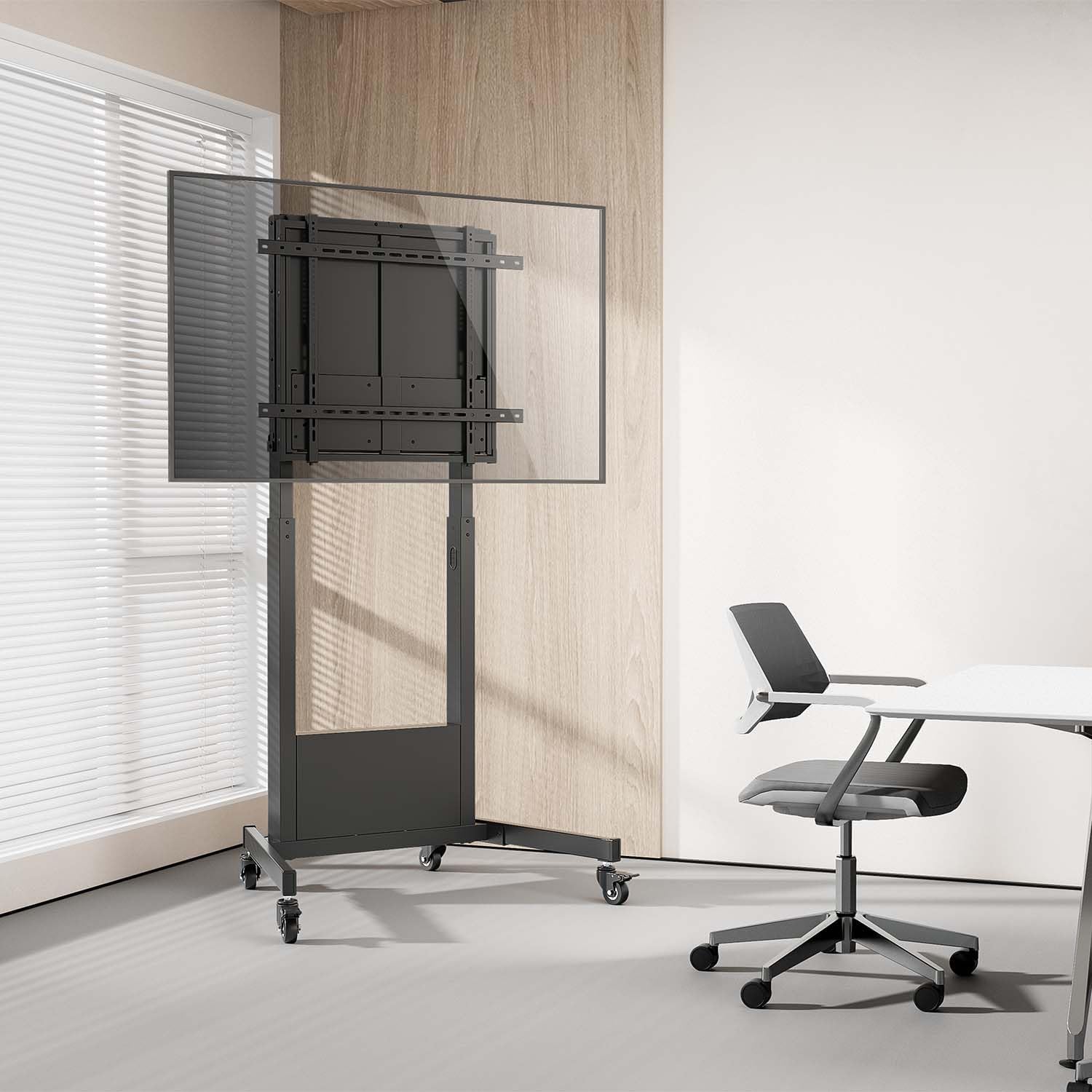 Suporte de Chão com Rodas Aisens FT100E-263 para TV de 60-100" / até 90kg - Imagem 5