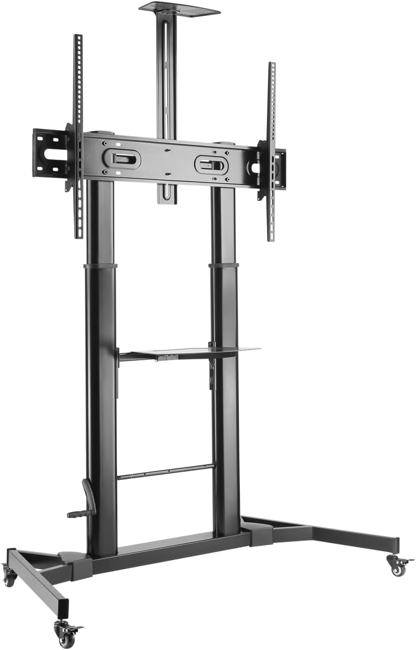 Suporte de Chão Inclinável com Rodas e Manivela Aisens FT100TE-171 para TV 60-100"/ até 100kg