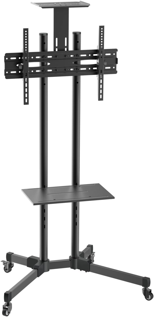 Suporte de Chão Inclinável com Rodas Aisens FT70TE-035 para TV de 37-70"/ até 50kg