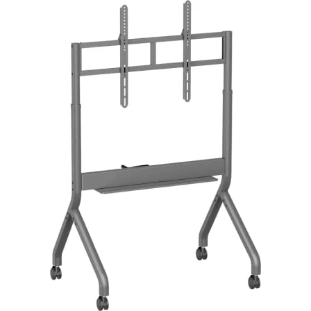 Suporte de Chão AISENS FT90E-469 para TV 55" a 90" com Rodas e Manivela até 90kg Cinzento