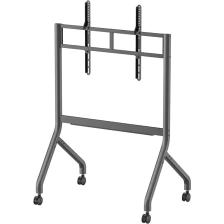 Suporte de Chão com Rodas AISENS FT90F-471 para TV 55-90" até 90kg VESA 900x600 com Prateleira Cinzento - Imagem 3