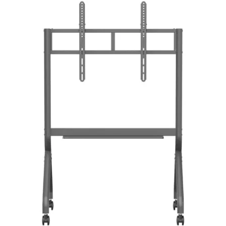Suporte de Chão com Rodas AISENS FT90F-471 para TV 55-90" até 90kg VESA 900x600 com Prateleira Cinzento - Imagem 2