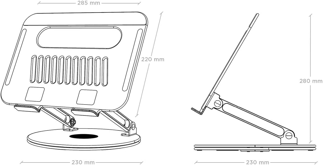 Suporte de Secretária Aisens LPS4SXL-247 para Portátil de 10-17"/ até 3kg - Imagem 8