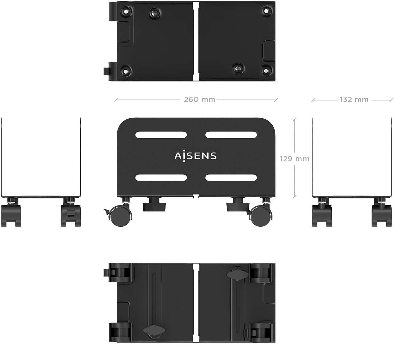 Suporte CPU com Rodas para PC Aisens MPC06-207 para PC/ até 10kg - Imagem 4