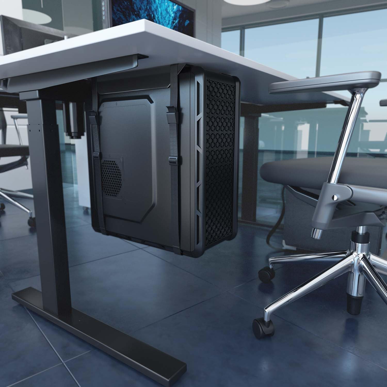 Suporte Debaixo da Mesa Aisens MPC07-209 para PC/ até 10kg - Imagem 6