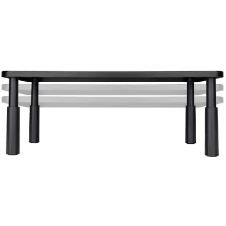 Suporte Elevador AISENS MR03-481 para Monitor até 32" Carga 20kg Altura Ajustável 100-140mm Preto - Imagem 3