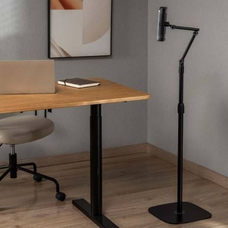 Suporte de Chão Giratório/ Inclinável/ Nivelável/ Rotativo Aisens MSF3P-301 para Tablet 4.7-12.9" - Imagem 4