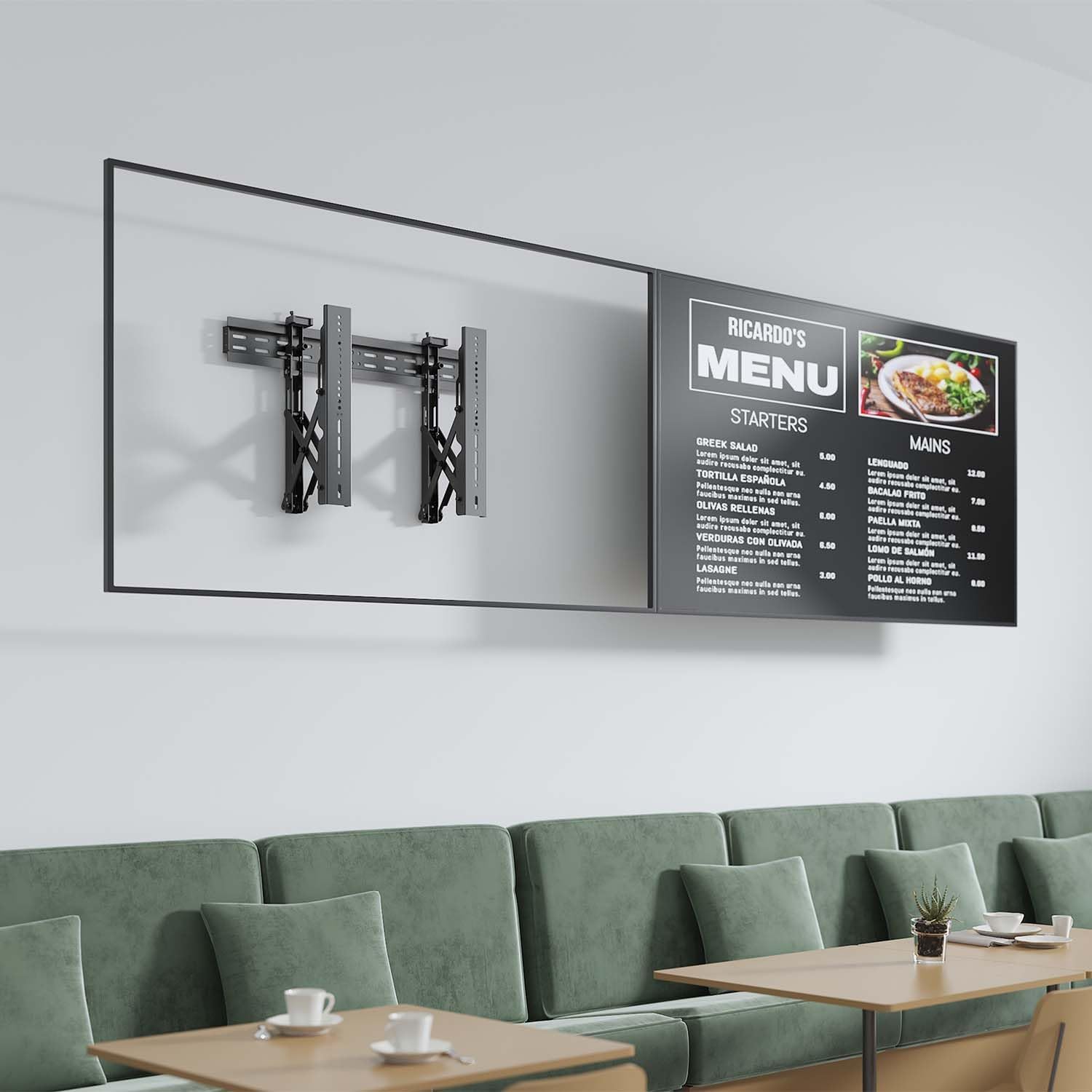 Suporte de Parede para Videowall/TV Nivelável Aisens VW70TPO-199 para TV de 37-70"/ até 45kg - Imagem 4
