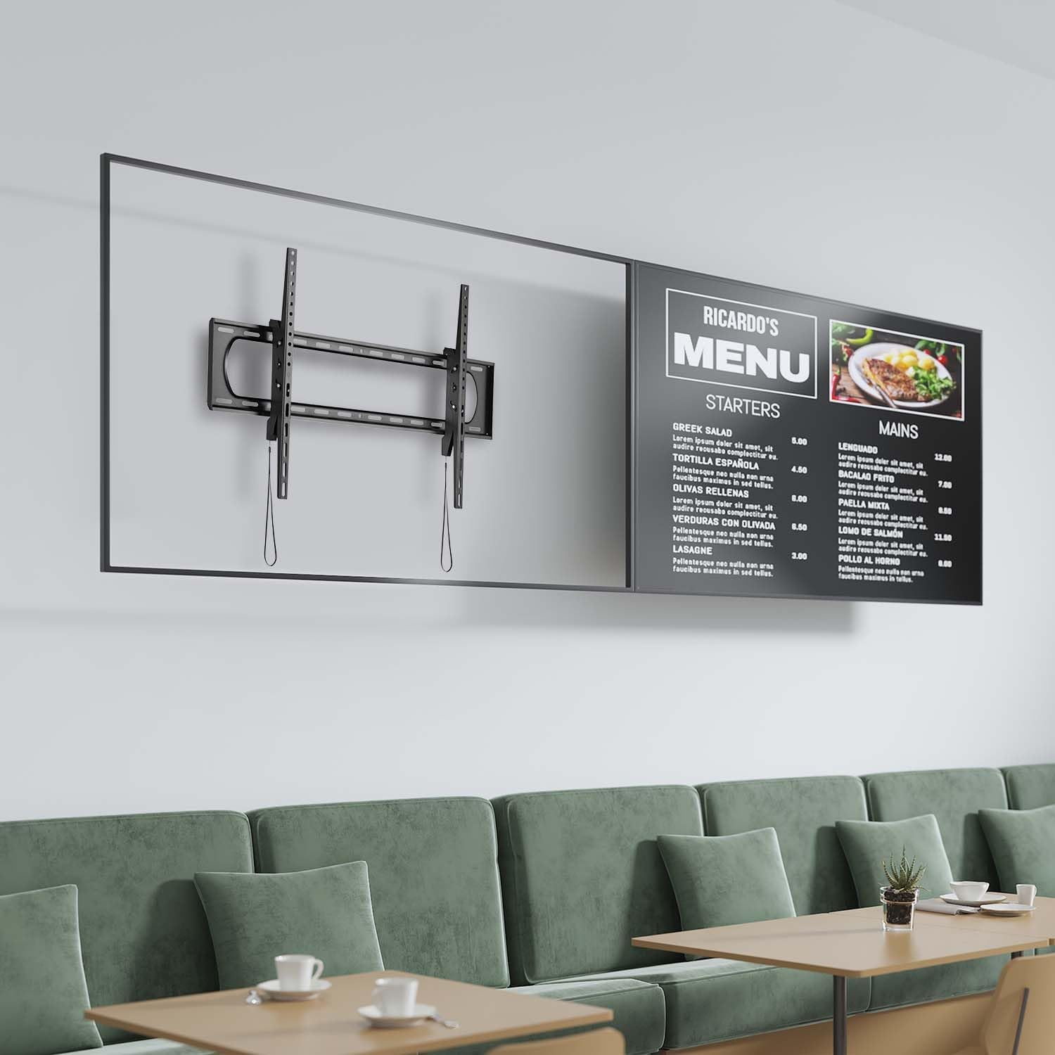 Suporte de Parede Inclinável Aisens WT120T-243 para TV de 60-120"/ até 160kg - Imagem 5