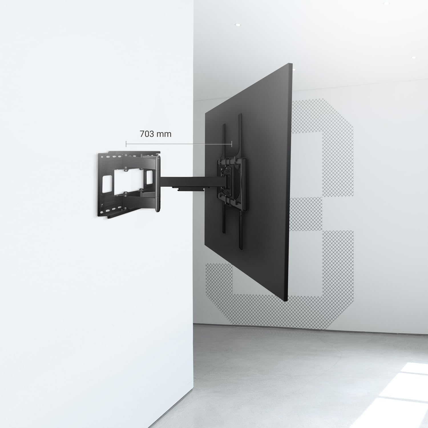 Suporte de Parede Giratório/ Inclinável/ Nivelável Aisens WT120TSLE-163 para TV de 60-120"/ até 120kg - Imagem 7