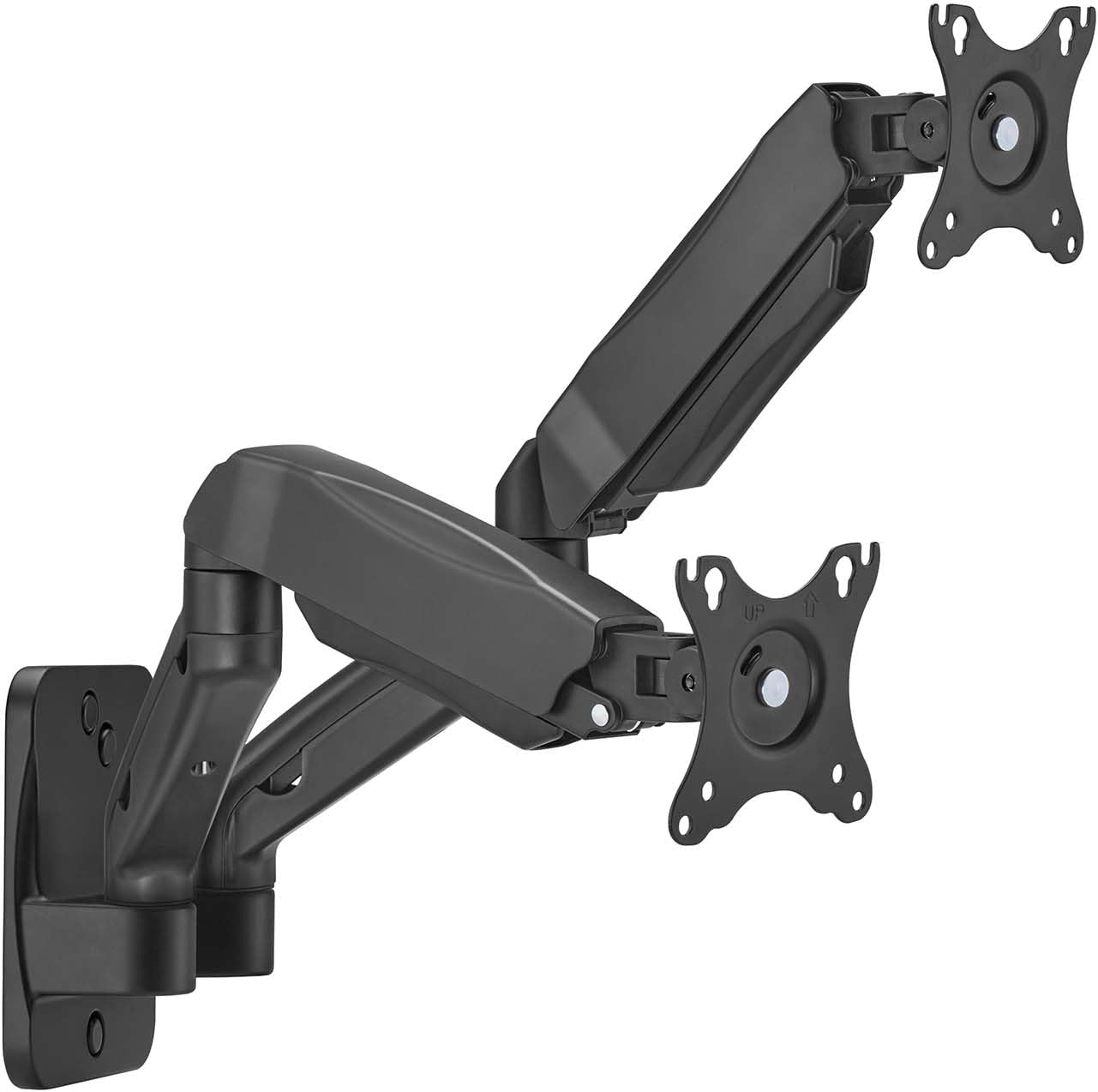 Suporte de Parede para 2 Monitores ou TV Aisens WT32TSR-225/ Giratório/ Inclinável/ até 9kg