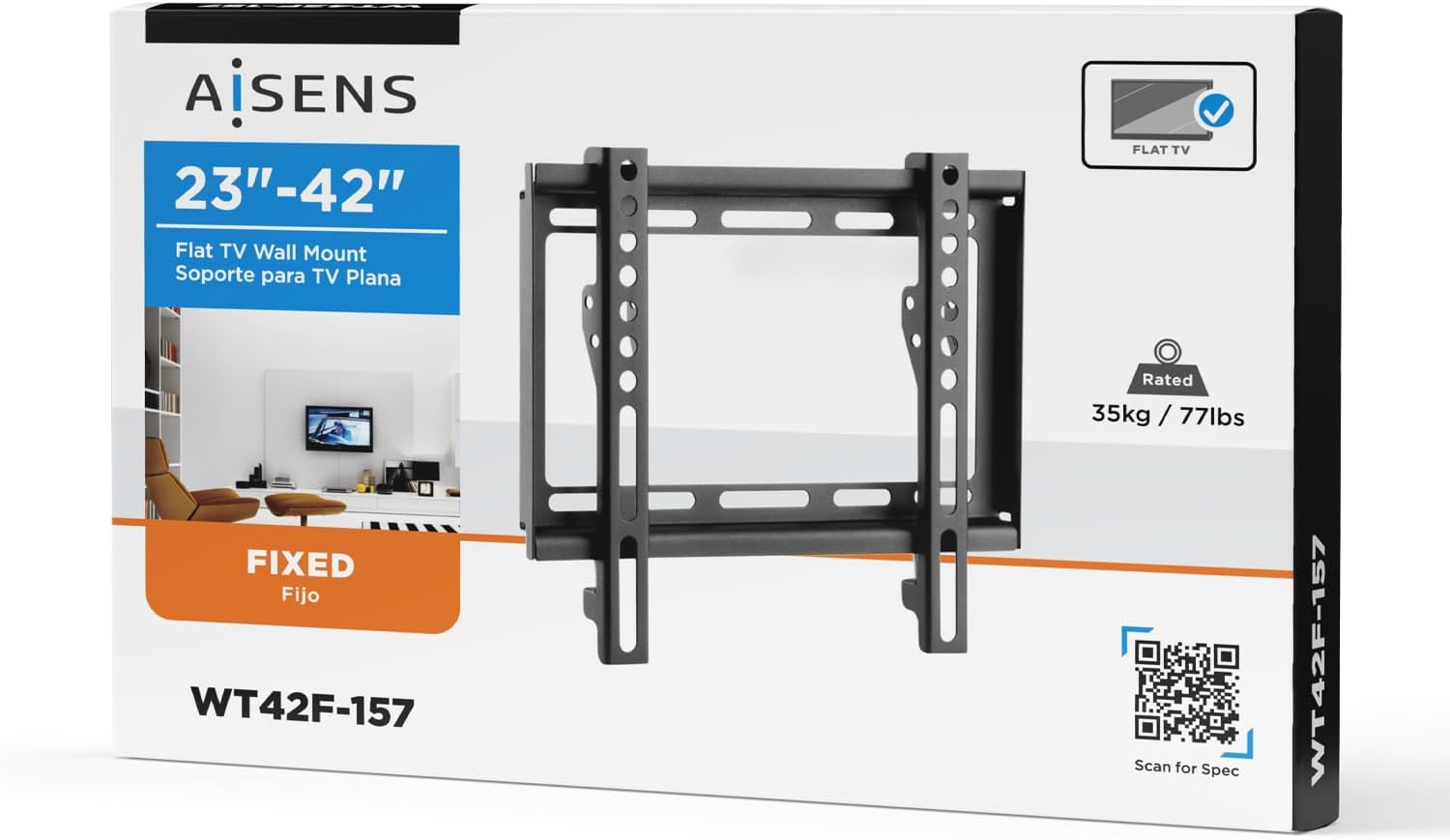 Suporte de Parede Aisens WT42F-157 para TV de 32-42"/ até 35kg - Imagem 5