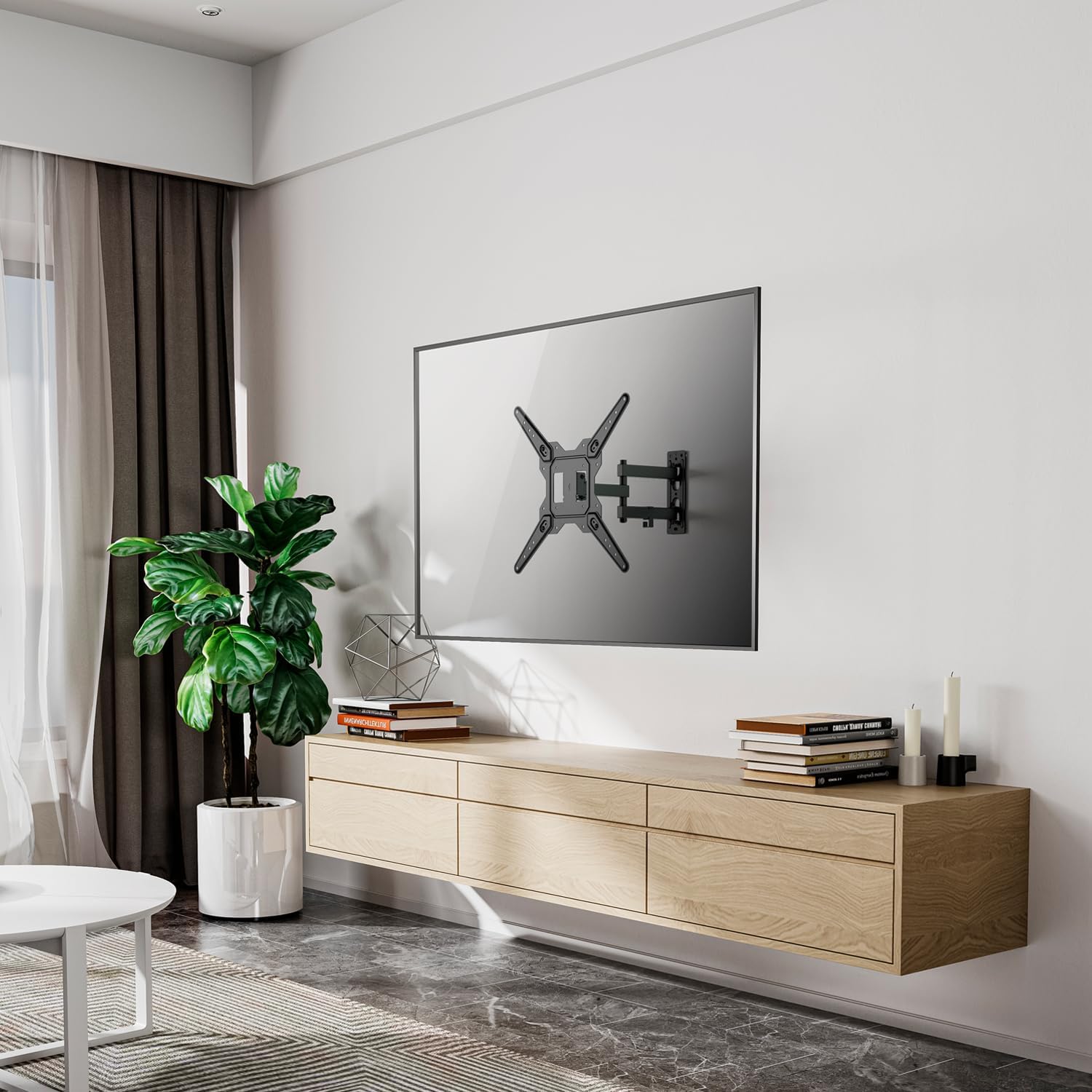 Suporte de Parede Rotativo/ Inclinável/ Aisens WT55TSE-153 para TV de 23-55"/ até 30kg - Imagem 7
