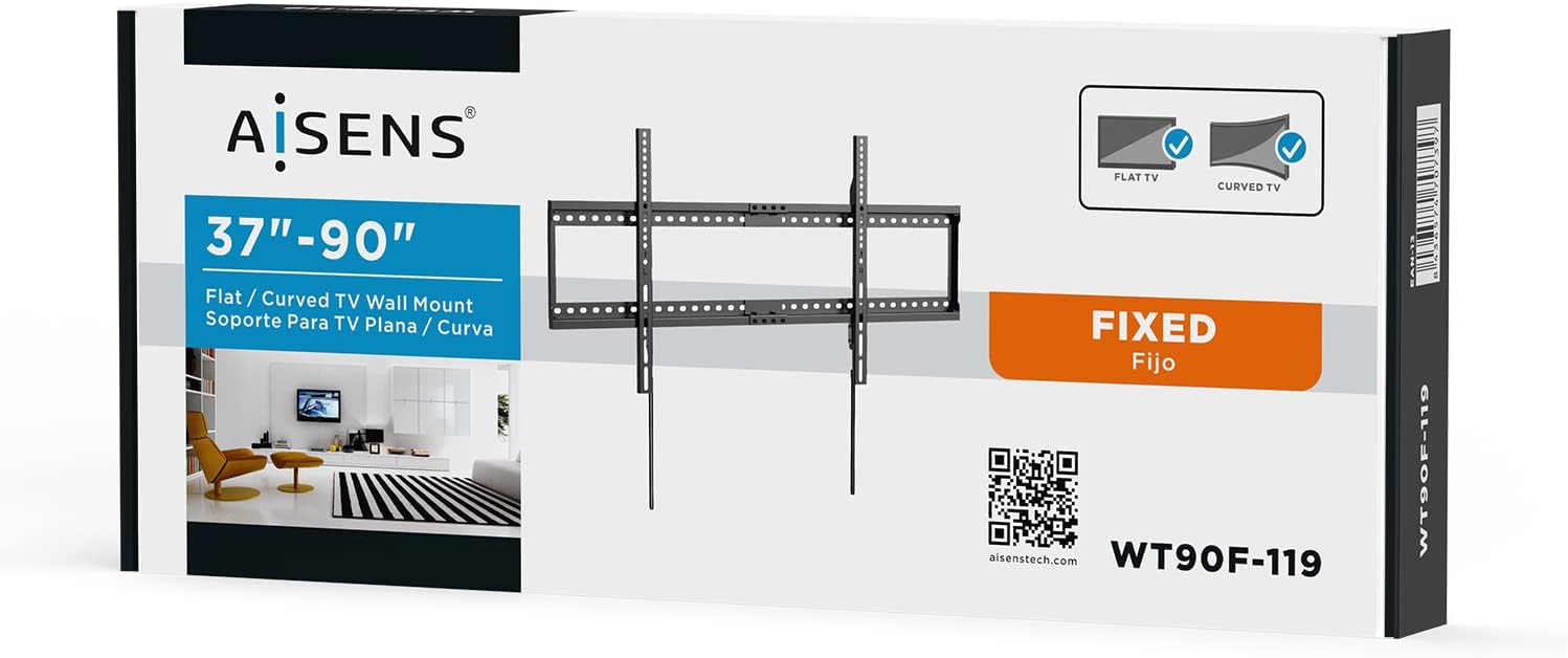 Suporte de Parede Fixo Aisens WT90F-119 para TV de 37-90"/ até 75kg - Imagem 4