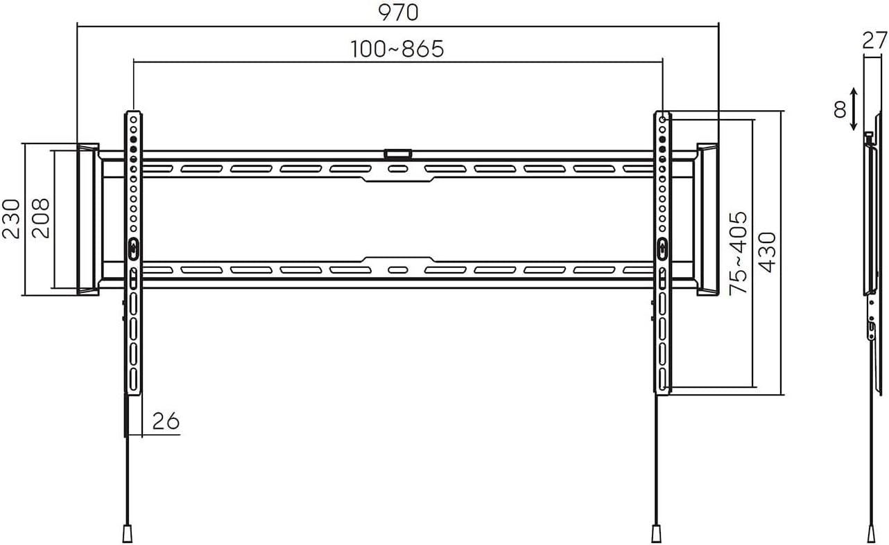 Suporte de Parede Aisens WT90F-235 para TV de 43-90"/ até 75kg - Imagem 7