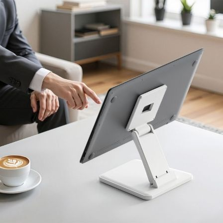 Suporte de Mesa para Monitor Aisens DT27T-445/ Inclinável/ até 10kg - Imagem 5