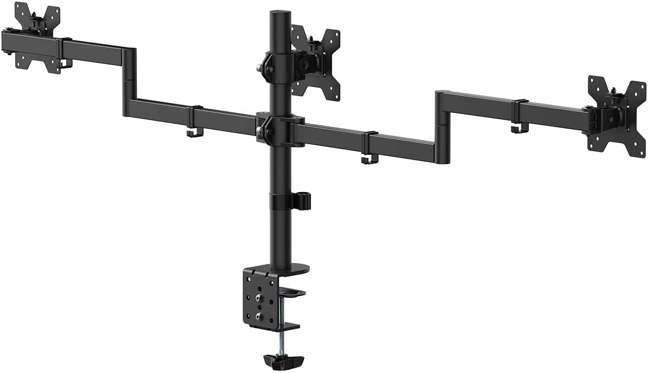 Suporte de Mesa para 3 Monitores Aisens DT27TSR-281/ Rotação/ Inclinação/ até 10kg - Imagem 3