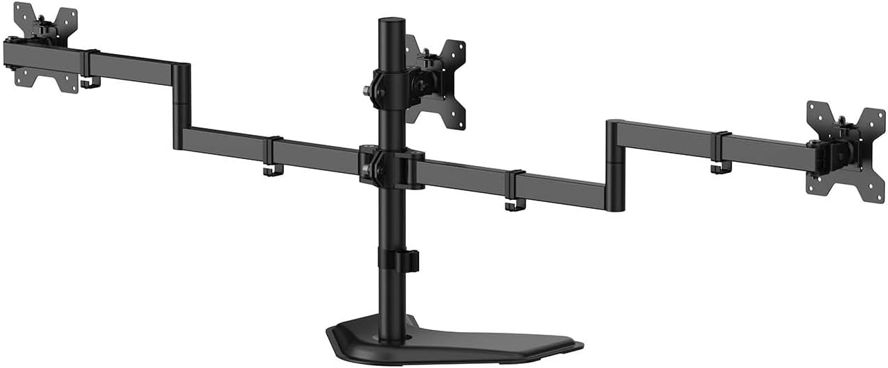 Suporte de Secretária para 3 Monitores Aisens DT27TSR-287/ Giratório/ Inclinável/ até 10kg - Imagem 3