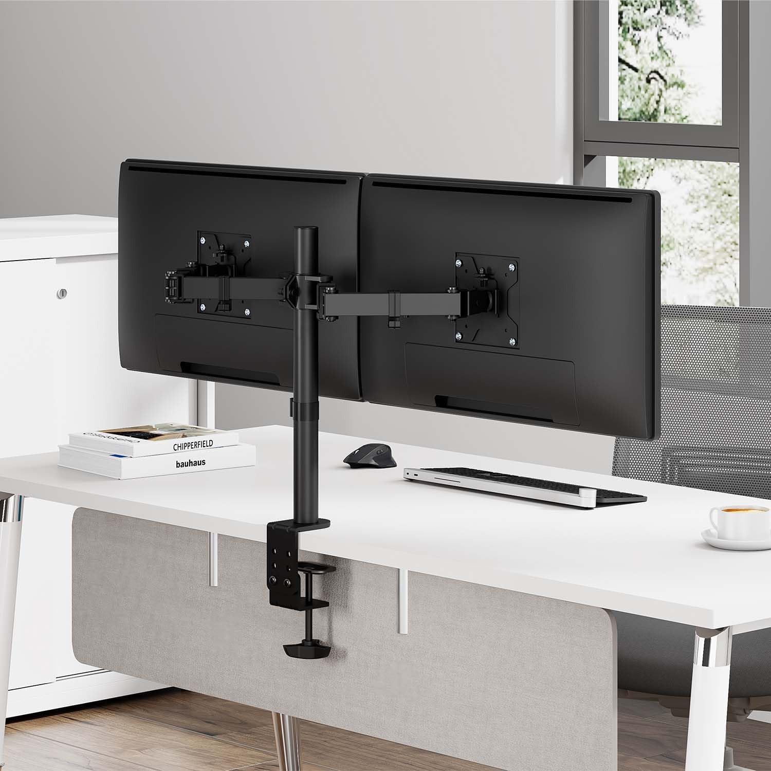 Suporte de Mesa para 2 Monitores Aisens DT32TSR-279/ Giratório/ Inclinável/ até 10kg - Imagem 4
