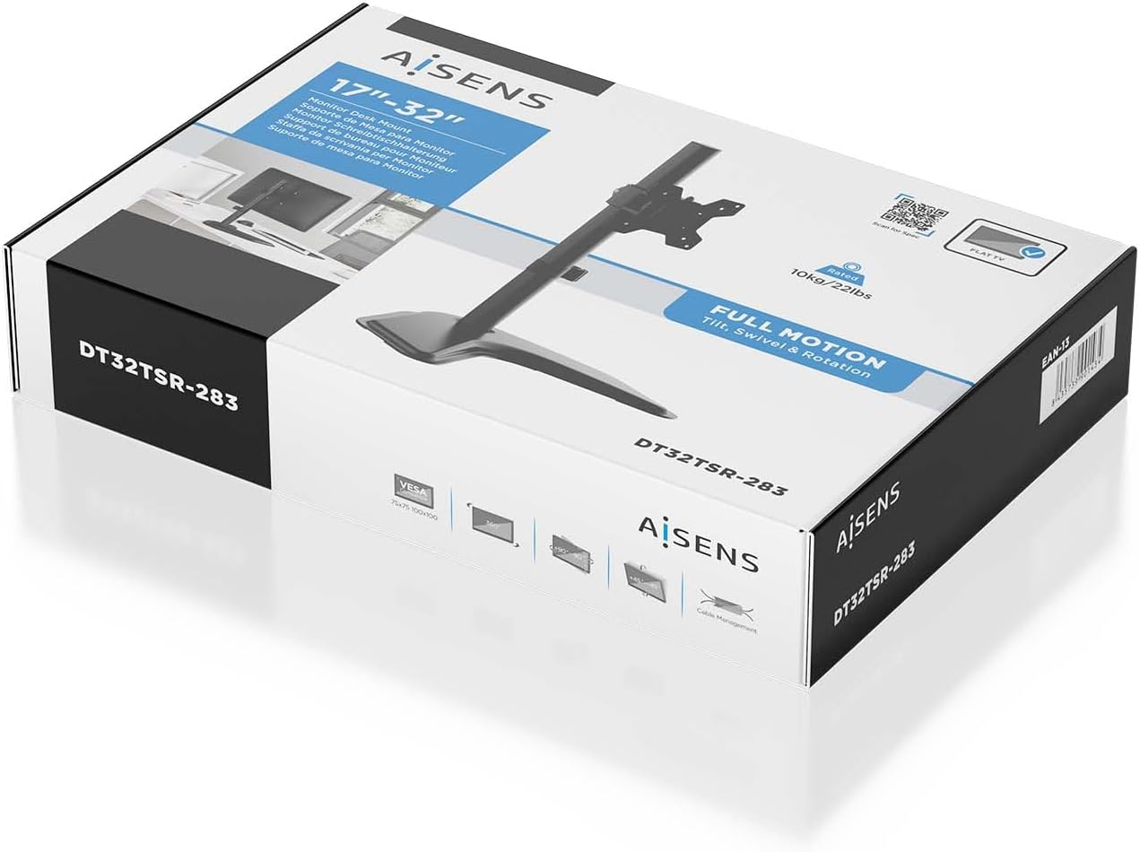 Suporte de Secretária para Monitor Aisens DT32TSR-283/ Rotativo/ Inclinável/ até 10kg - Imagem 6