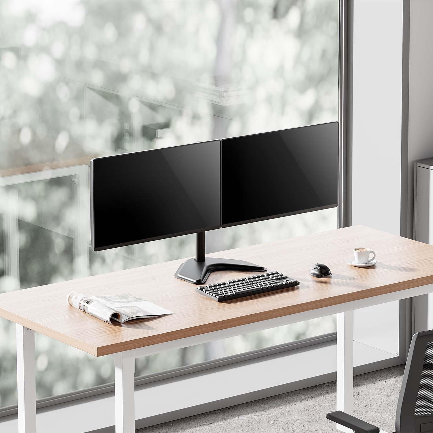 Suporte de Secretária para 2 Monitores Aisens DT32TSR-285/ Rotativo/ Inclinável/ até 10kg - Imagem 5