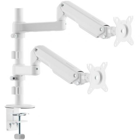 Suporte de Mesa com Contrapeso para 2 Monitores Aisens DT32TSR-441/ Giratório/ Inclinável/ até 9kg - Imagem 2