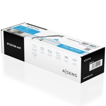 Suporte de Mesa AISENS DT32TSR-447 para Monitor com Contrapeso Giratório e Inclinável até 9kg - Imagem 4