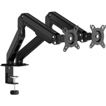 Suporte de Mesa para 2 Monitores AISENS DT32TSR-451 com Contrapeso Giratório e Inclinável até 9kg - Imagem 3