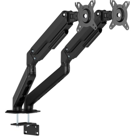Suporte de Mesa para 2 Monitores AISENS DT32TSR-451 com Contrapeso Giratório e Inclinável até 9kg - Imagem 2
