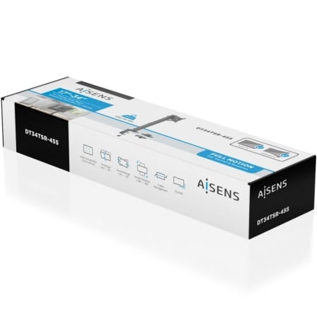 Suporte de Mesa para Monitor AISENS DT34TSR-455 Giratório e Inclinável até 12kg - Imagem 4