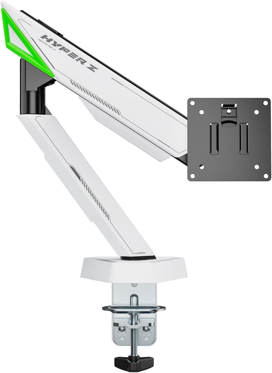 Suporte de Secretária Gaming com Contrapeso para Monitor Aisens DT49TSR-343/ Rotativo/ Inclinável/ até 16kg - Imagem 2