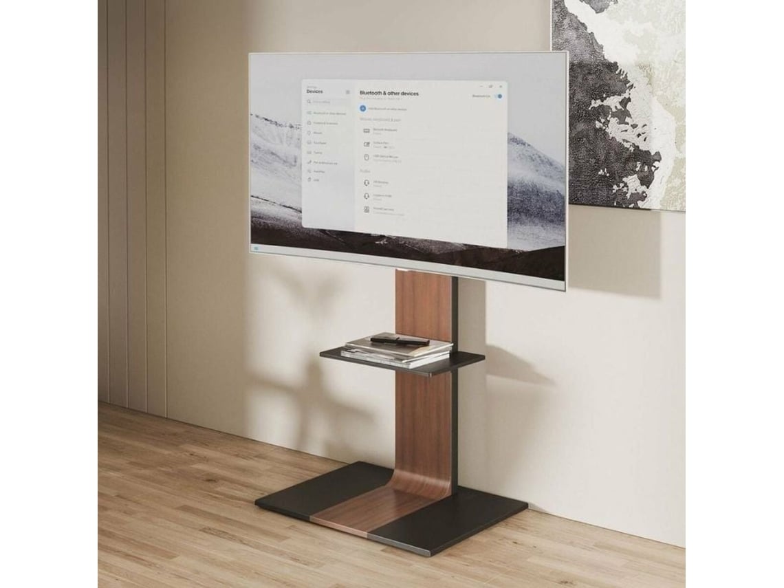 Suporte de Chão Inclinável/ Giratório com Bandeja DVD Aisens FT86TSE-401 para TV de 37-86"/ até 50kg - Imagem 7