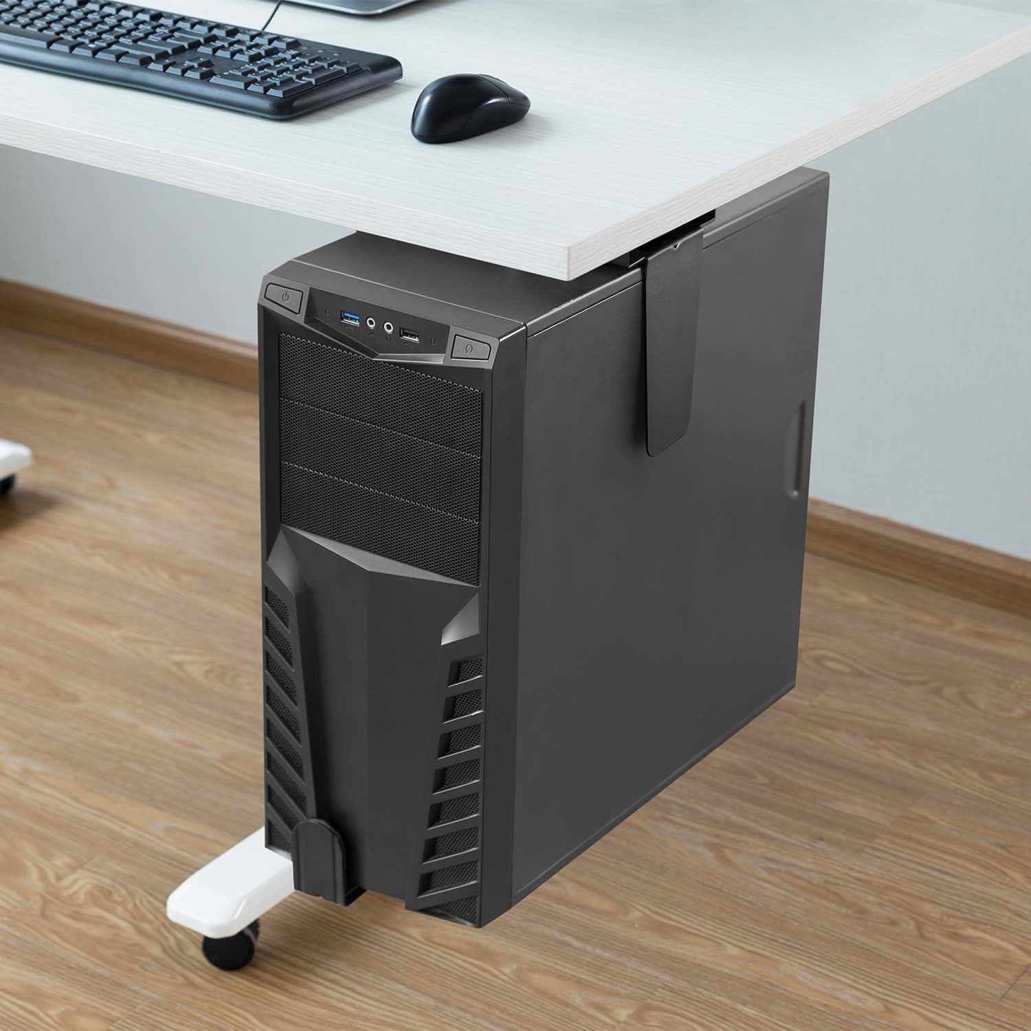 Suporte de secretária/parede Aisens MPC04-203 para PC/ Antirroubo/ até 10kg - Imagem 4