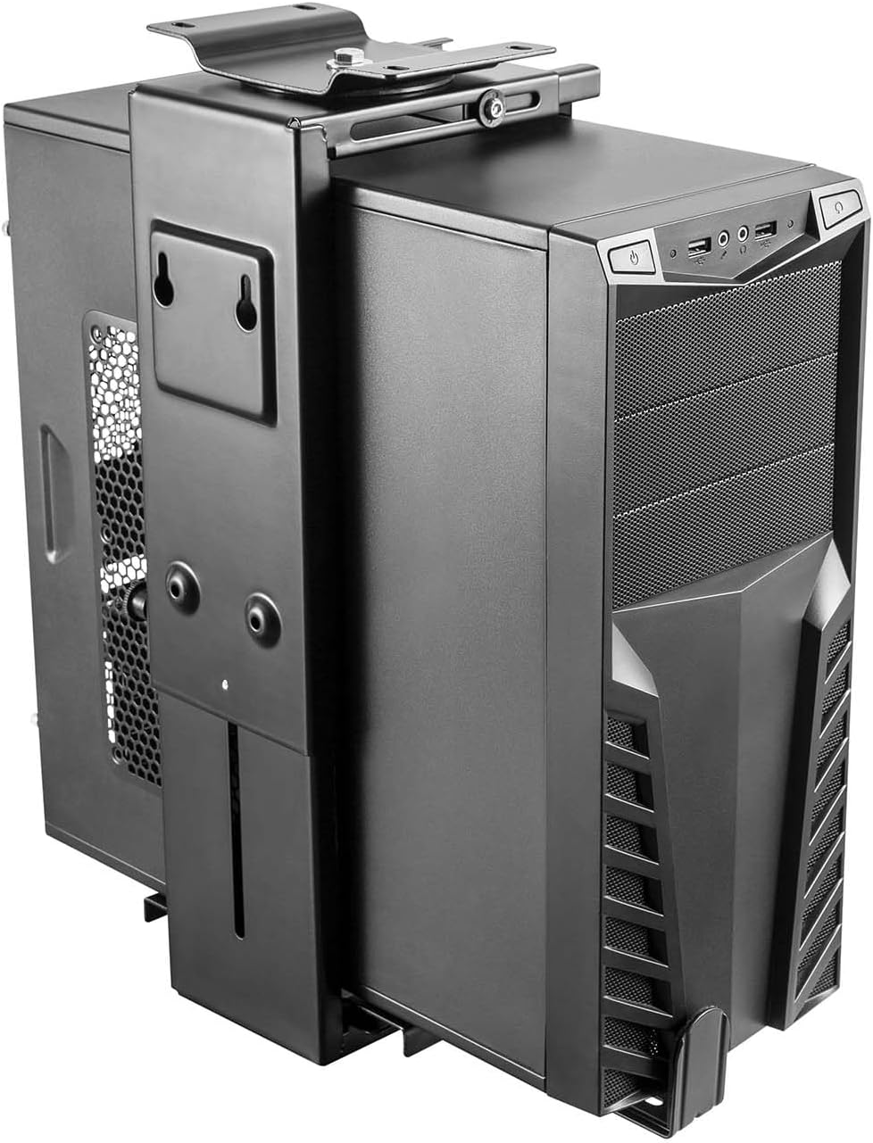 Suporte de secretária/parede Aisens MPC04-203 para PC/ Antirroubo/ até 10kg - Imagem 3