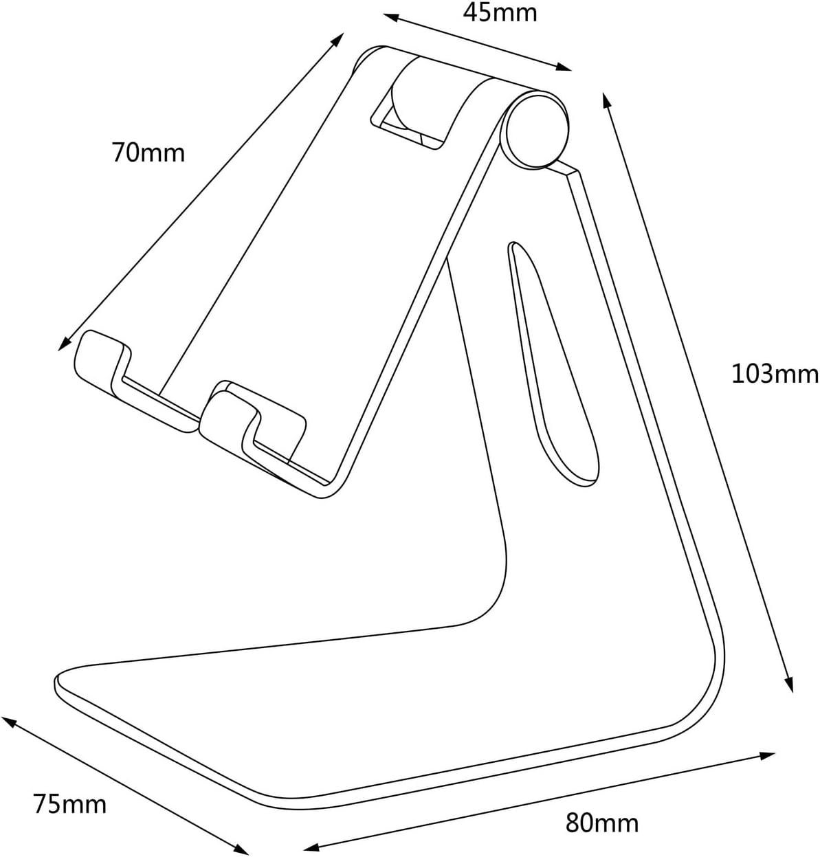 Suporte para Smartphone/Tablet Aisens MS1PM-084/ Preto - Imagem 8