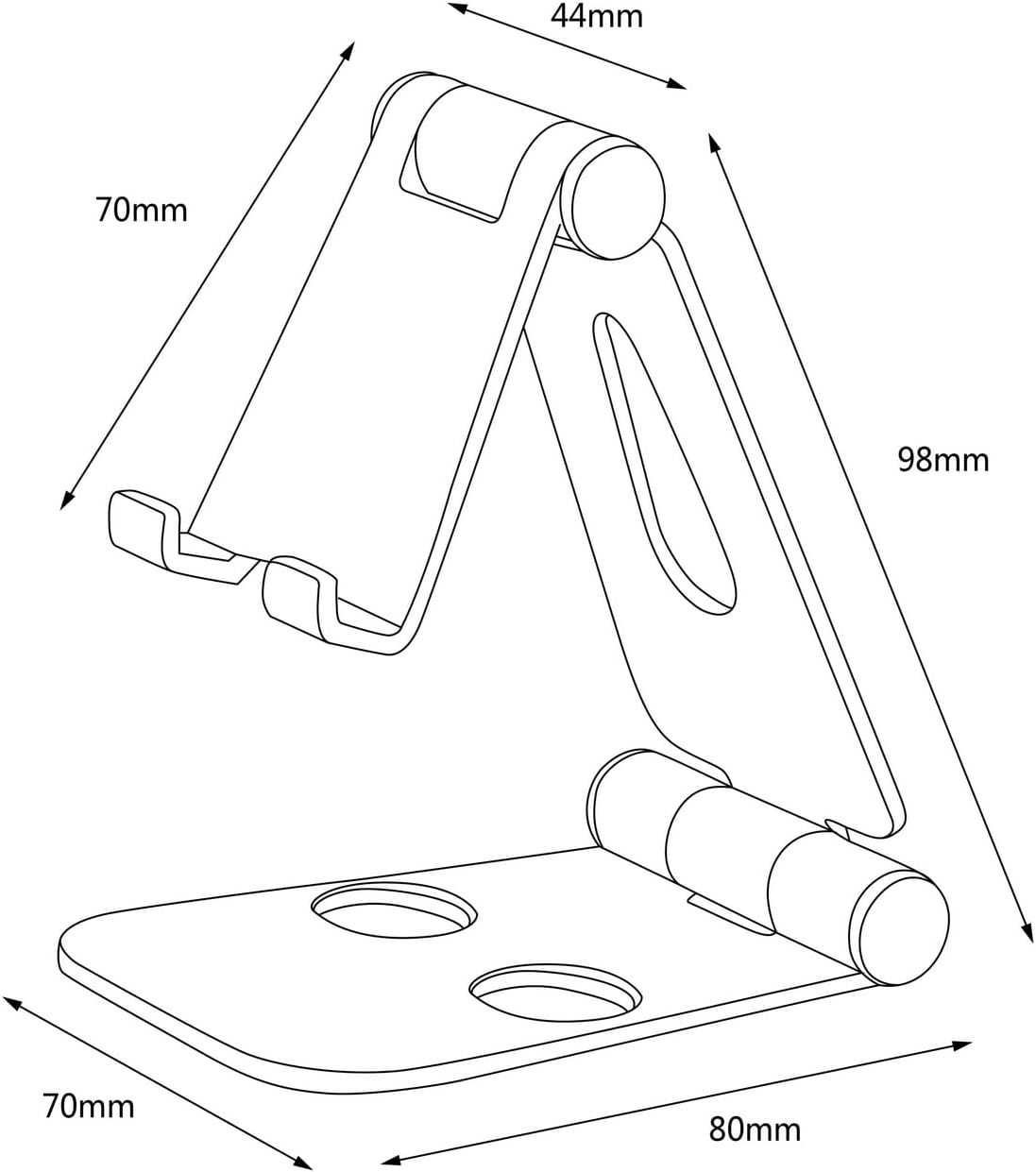 Suporte para Smartphone/Tablet Aisens MS2PM-086/ Prata - Imagem 6