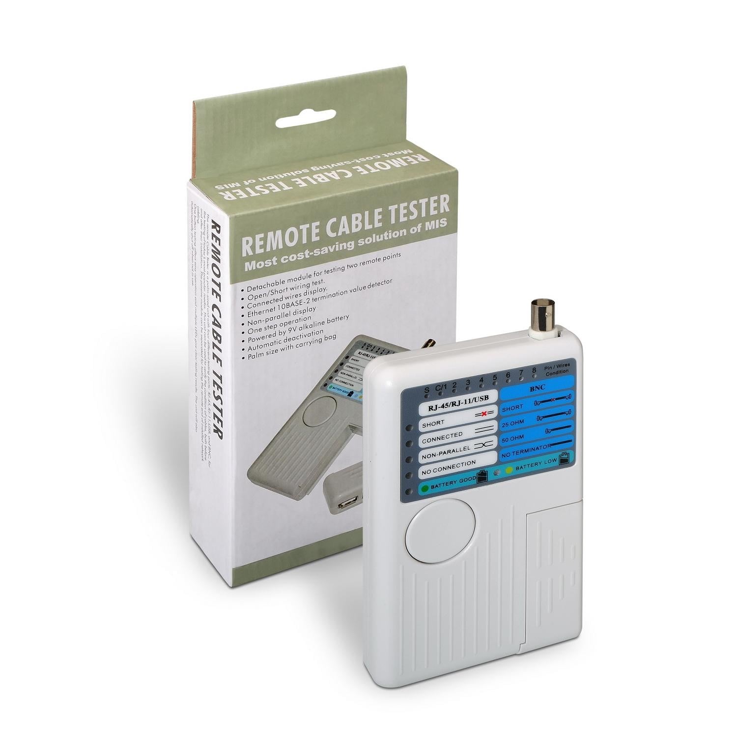 Tester Aisens A142-0313 para RJ11-RJ12-RJ45/ USB/ Coaxial - Imagem 3