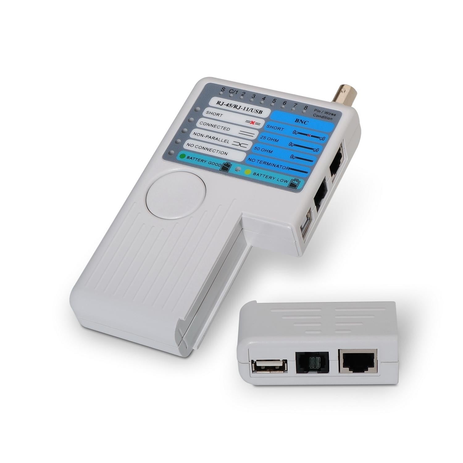 Tester Aisens A142-0313 para RJ11-RJ12-RJ45/ USB/ Coaxial - Imagem 1
