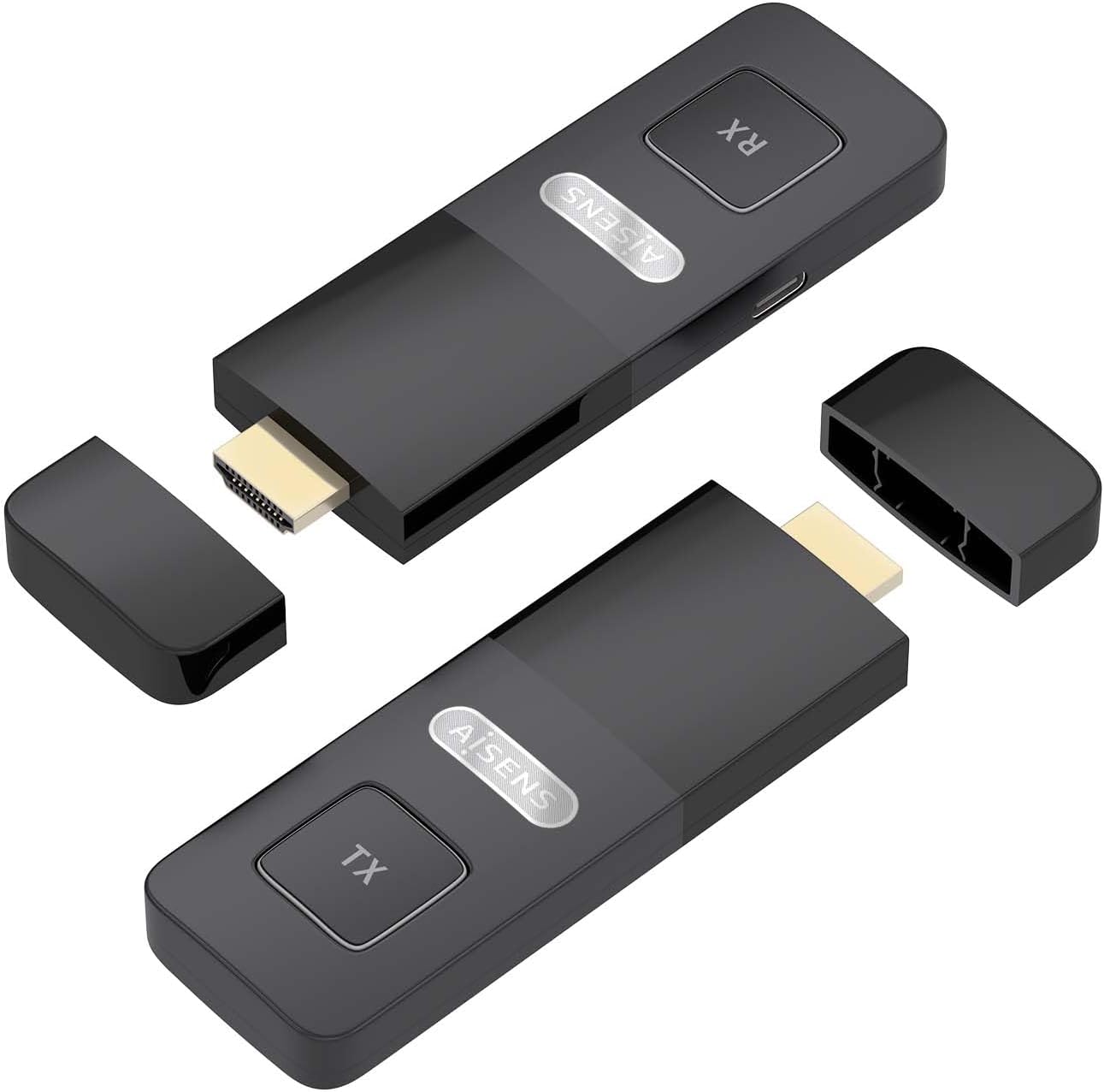Adaptador/Transmissor de vídeo HDMI Sem Fios Aisens ASWL-H2K30M001-BK - Imagem 1