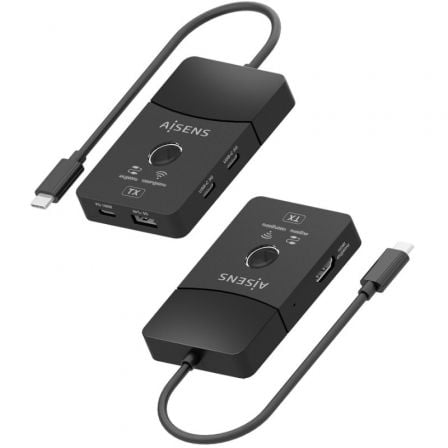 Adaptador/Transmissor de vídeo sem fios USB Tipo-C - HDMI Aisens ASWL-H2KDC30M05-BK/ 100W - Imagem 3