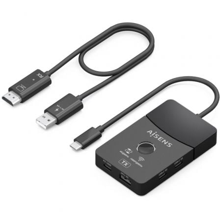 Adaptador/Transmissor de vídeo sem fios USB Tipo-C - HDMI Aisens ASWL-H2KDC30M05-BK/ 100W - Imagem 2