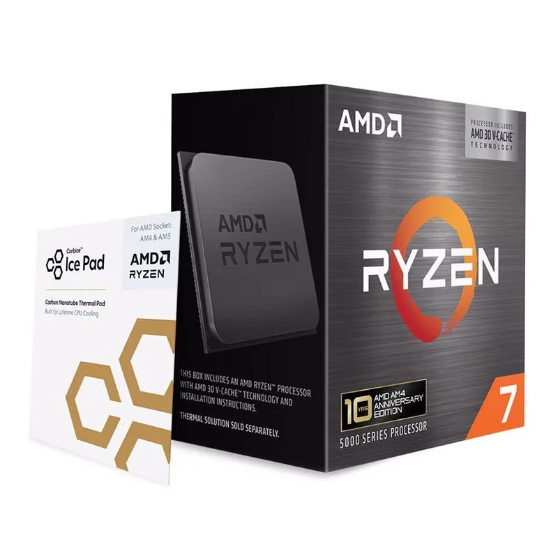 Processador AMD Ryzen 7 5800X3D 8-Core 3.4GHz a 4.5GHz 96MB L3 Cache Socket AM4