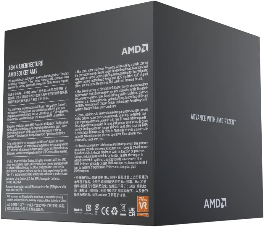 Processador AMD Ryzen 7-7700 3.80GHz Socket AM5 - Imagem 6