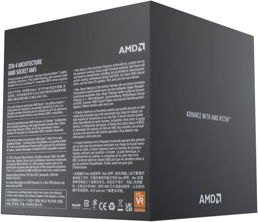 Processador AMD Ryzen 9-7900 3.70GHz Socket AM5 - Imagem 6