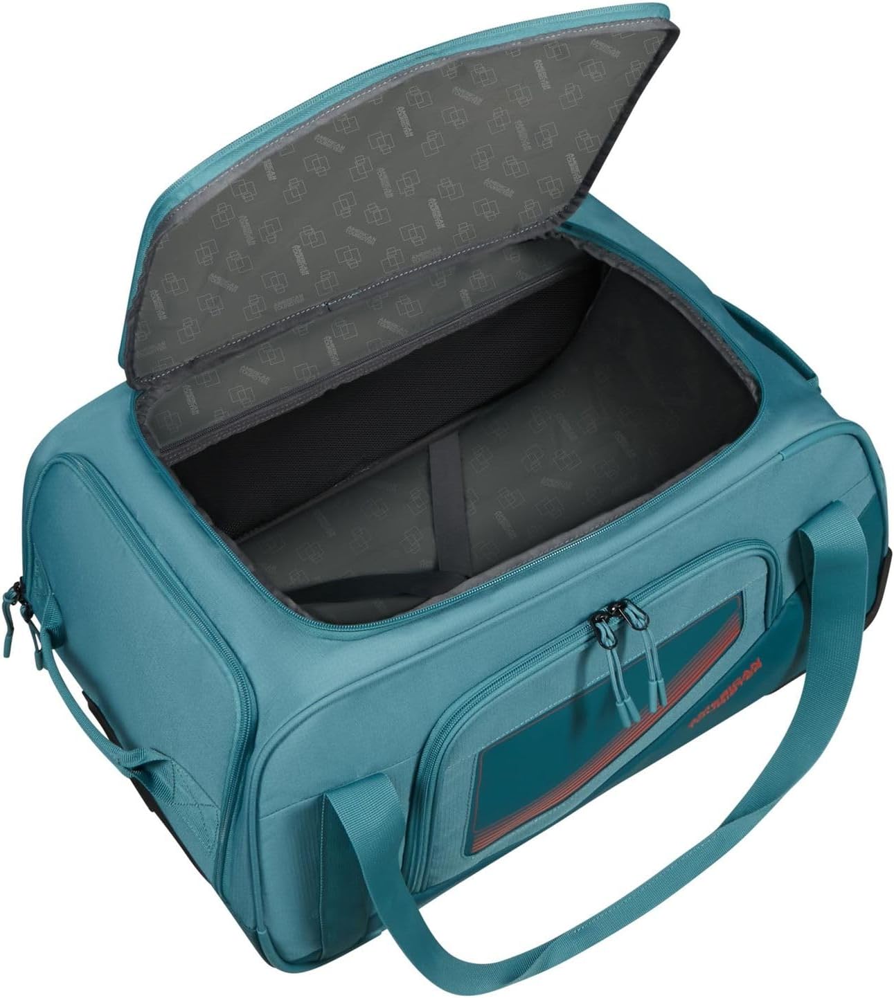 Saco de Viagem com Rodas American Tourister City Racer S/ 55x35x25cm/ 2 Rodas/ Azul Esverdeado - Imagem 5