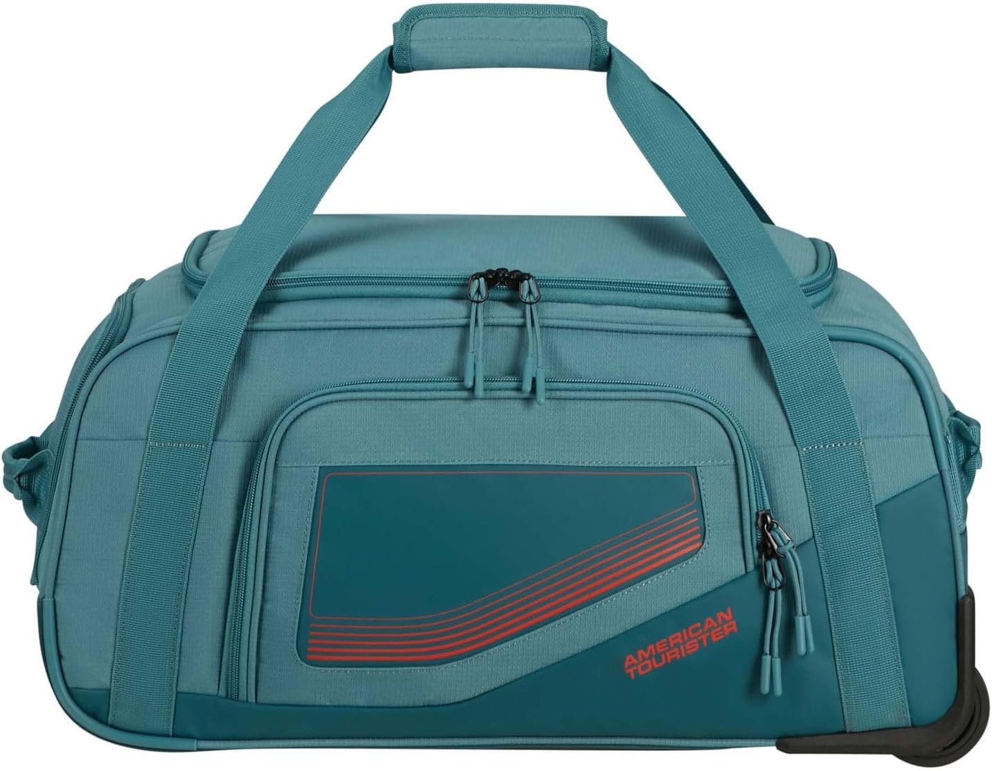 Saco de Viagem com Rodas American Tourister City Racer S/ 55x35x25cm/ 2 Rodas/ Azul Esverdeado